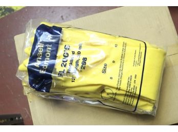 Ansell FL200 Flock-Lined Latex Gloves 00-298  (144 Pairs) Size 7