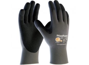 PIP 34-900 MaxiFoam Lite Seamless Knit Nylon Gloves With Nitrile Coated Palm & Fingers (15 Dozen Pairs)