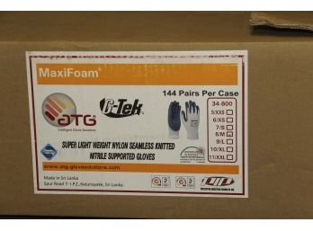 PIP MaxiFoam 34-800 - Seamless Gloves Nitrile Coated  (22 Dozen Pairs)
