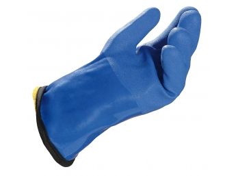 MAPA Professional 770310 Temp-Sea 770 Glove, PVC, Blue  (77 Pairs)