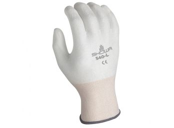 Showa Best Palm Fit 540 White HPPE Polyurethane Palm Coated Gloves (17 Dozen Pairs)