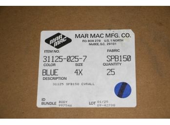 MarMac SPB150 Blue Disposable Coveralls  (qty 175)