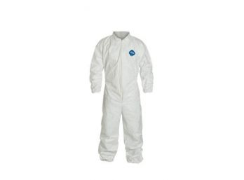 Dupont Tyvek Coveralls, Zipper Front, W/Elastic Wrists & Ankles  TY125SWH (qty 50)