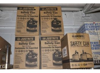 Justrite Safety Cans  (qty 5 Safety Cans)