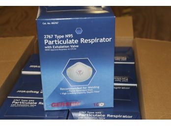 Gerson 2767 N95 Particulate Respirators With Exhale Valves (90 Respirators) Ideal For Welding