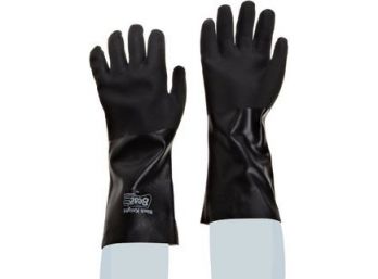 Showa 7714R-10 Black Knight Chemical Resistant Gloves    (4 Dozen Pairs)