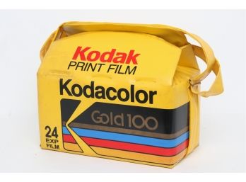 Vintage KodaColor Kodak Gold 100 Vinyl Carry Cooler Bag Tote