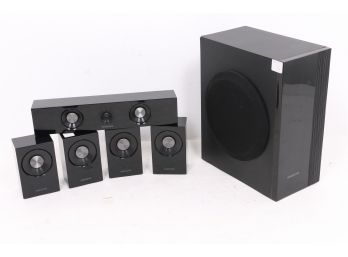 Samsung 5.1 Surround Sound System PC-WC650W / PC-RC650W (2) PS-FC650W (2) PS-CC650W