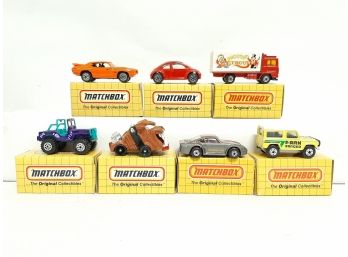 (7) Matchbox Cars Excellent Condition In Original Boxes
