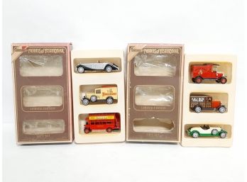 1984 Lot Of (2) Matchbox Models Of Yesteryear Three Car Gift Sets Original Boxes