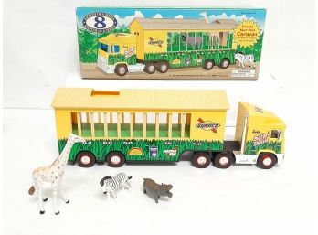 Sunoco 2001 Safari Shuttle Battery Operated Toy Truck With (3) Animals