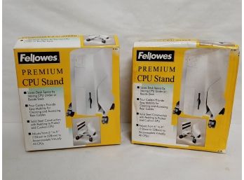 Lot Of 2 Fellowes Premium Computer (CPU) Stands New In Box