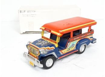 Vintage Die Cast Philippine Jeepney Model Bus Pro Mite Model I-80 8' Excellent Condition Made In Philippines