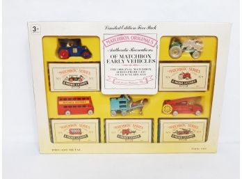 Matchbox Originals NOS Authentic Recreations Of Early Vehicles- Lmtd Edtn Set Of (5) Die Cast Metal Vehicles