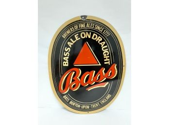 Vintage Bass Ale 18' Porcelain Sign - Original Excellent Condition