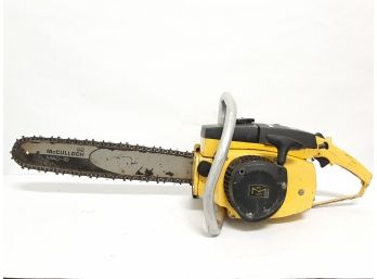 Vintage McCulloch MAC 10-10 Automatic Gas Powered Chainsaw