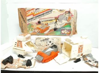 Vintage 1977 Hasbro Super JOE Adventure Team Rocket Command Center W/ Original Box & Instructions