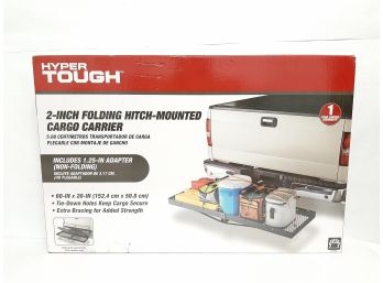 New Hyper Tough 2 Inch Folding Hitch Mounted Cargo Carrier New In Box