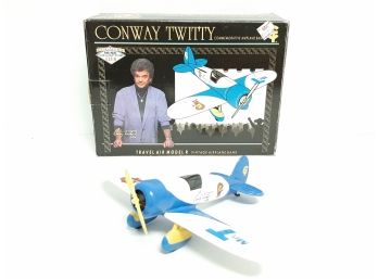 SPEC CAST Conway Twitty Commemorative Limited Edition Airplane Bank Excellent Condition