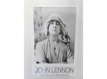 New Old Stock In Memory Of John Lennon England Poster