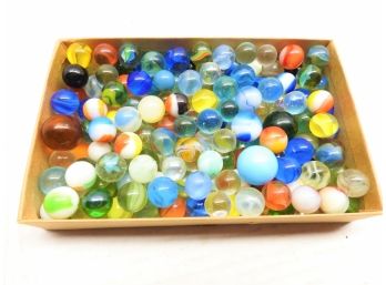 Box Of Old German Marbles