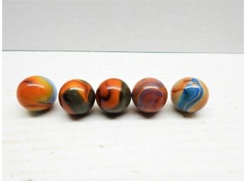 Early Hand Blown Large German Marbles