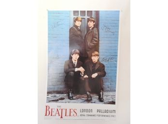 Large Vintage Beatles Poster