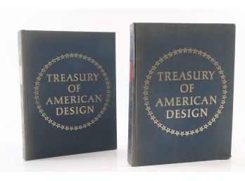 The Treasury Of American Design By Clarence Hornung - FIRST EDITION IN TWO VOLUMES