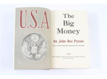 USA Trilogy By Jon Dos Passos - FIRSTHOUGHTON MIFFLIN EDITION