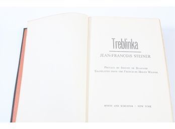 Treblinka By Jean-Francois Steiner - First Edition 1967 - W/o Dust Cover