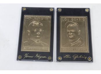 Two Baseball Gold Cards - 1 Lot