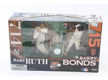 Babe Ruth And Barry Bonds McFarline Sports Figurines