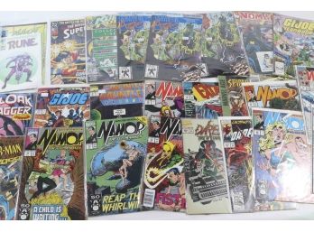 1980's Comic Book Grouping Marvel Namor, GiJoe And More