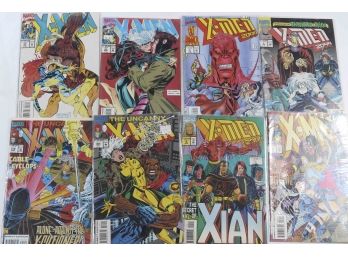 X-Men Marvel Comic Grouping - 8 Comic Books