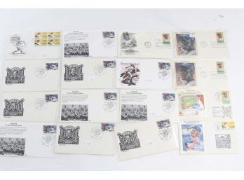 Baseball First Day Covers Assorted Grouping Lot