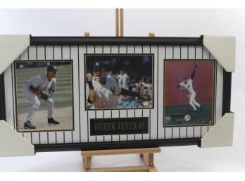 Derek Jeter Framed Triple 8x10 Photos - Professionally Framed And Matted