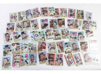 1969 Topps Baseball Card Lot - 54 Cards - Nice Condition Cards