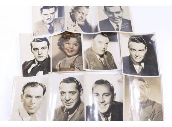 11 Vintage Hollywood Photographs - Clark Gable, Shirley Temple And More