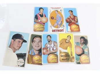 1960's And 1970's Topps Baseball And Basketball Lot - Carl Yastrzemski