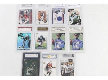 Randy Moss Graded Card Rookie Lot - 10 Card Lot