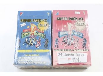 MIghty Power Rangers - Two Box Lot Of Packs