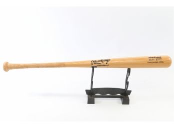 Barry Bonds Big Stick Baseball Bat With Nearly Invisible Signature