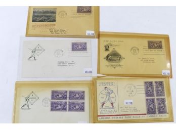 1939 Baseball First Day Covers - Vintage Baseball