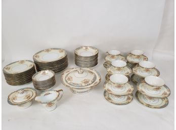 Complete Service For 12, Noritake China, Includes Serving Pieces, See Photos