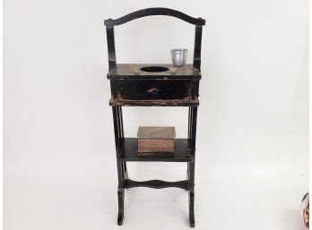 Antique Wooden Smoking Stand