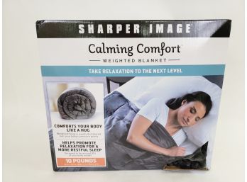 Sharper Image Weighted Blanket New In Box, 10 Pound