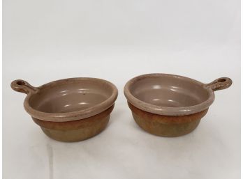 2 Vintage Soup Bowls From Bennington Pottery