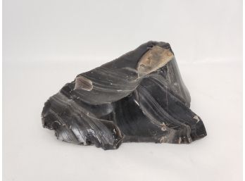 Huge Piece Of Obsidian Stone