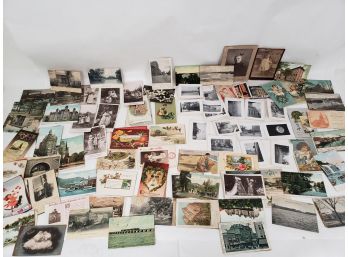 Large Post Card Collection, Various Styles Including Real Photo