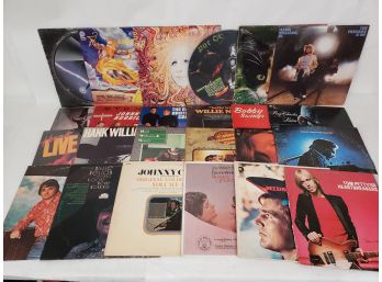 Lot Of 24 Mixed Vinyl Records